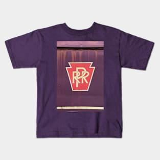 Pennsylvania Rail Road Logo Kids T-Shirt